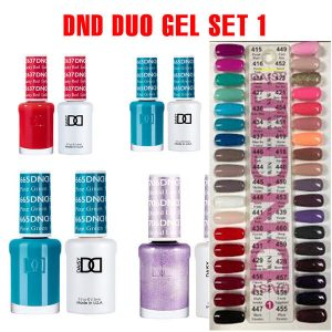 DND Duo Gel Set – Chart #1 Set (Free color chart)