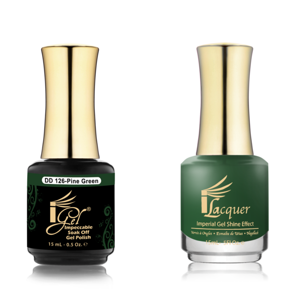 Igel Beauty Matching Duo Gel (0.5oz) – Pine Green DD126