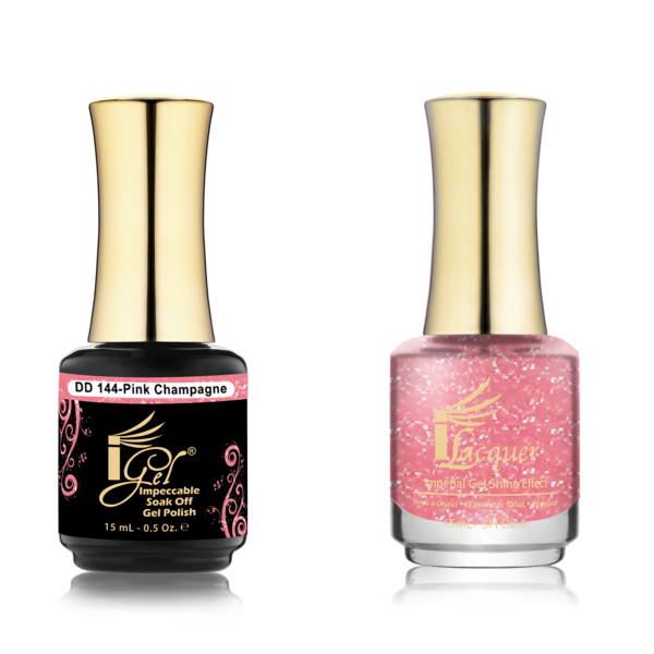 Igel Beauty Matching Duo Gel (0.5oz) – Pink Champagne DD144