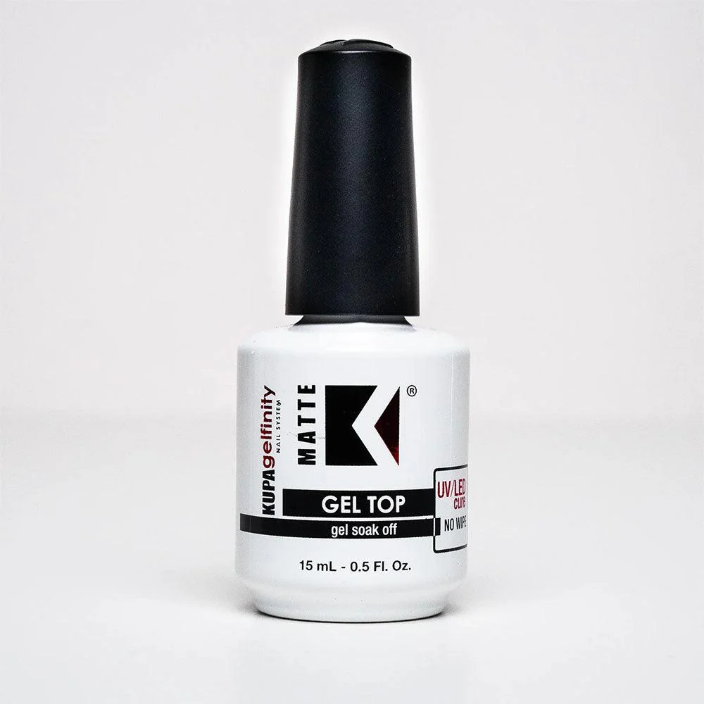 KUPA Gel Matte Top Coat 0.5oz