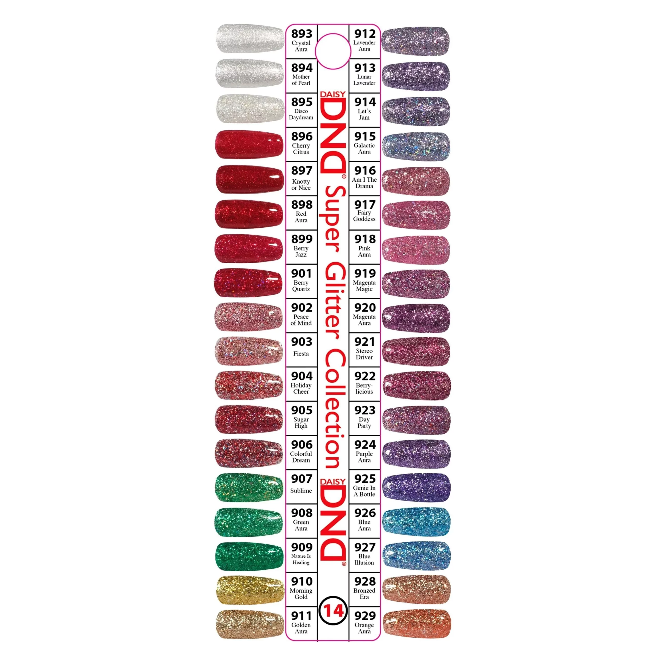 DND Duo Collection of 36 Colors – Chart #14 (Free color chart)