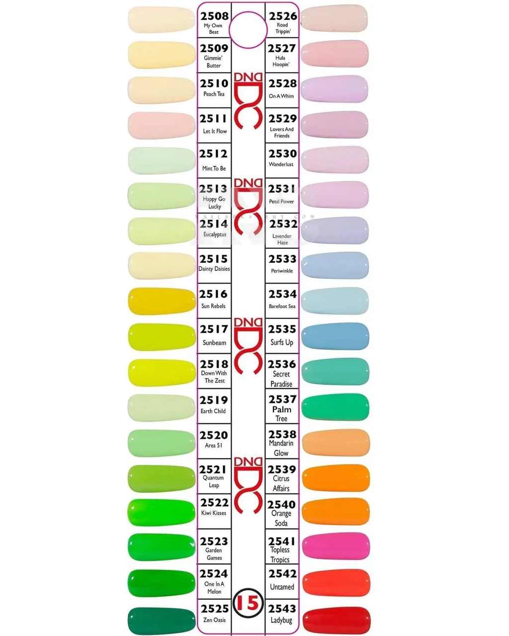 DC Duo Gel Set – Swatch #15 (36 Colors – Free Color Chart)