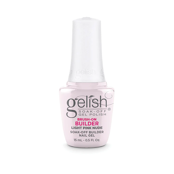 Gelish Brush-On Builder Gel - Light Pink Nude 0.5oz