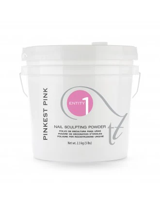 Entity Nail Sculpting Powder 5 Lbs Bucket (80 oz) - PINKEST PINK