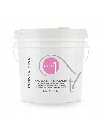 Entity Nail Sculpting Powder 5 Lbs Bucket (80 oz) - PINKER PINK