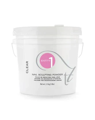 Entity Nail Sculpting Powder 5 Lbs Bucket (80 oz) - CLEAR