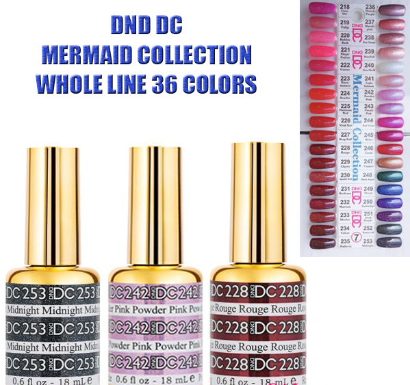 DND DC Mermaid Collection – Whole Line (36 colors)
