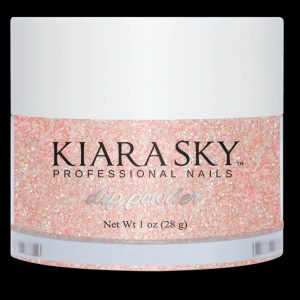 Kiara Sky Dipping Powder – D496 PINKING OF SPARKLE